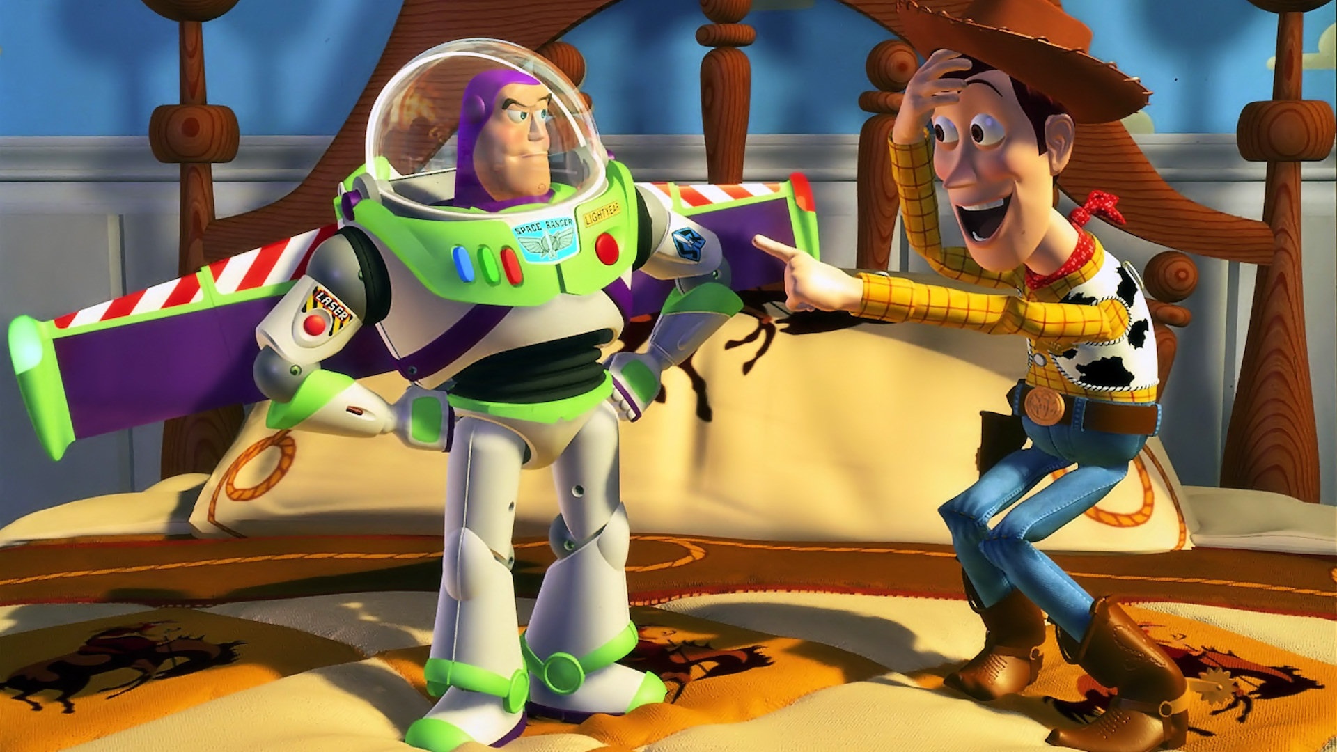 buzz lightyear and sheriff woody